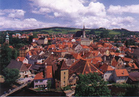 A castle view of Cesky Krumlov